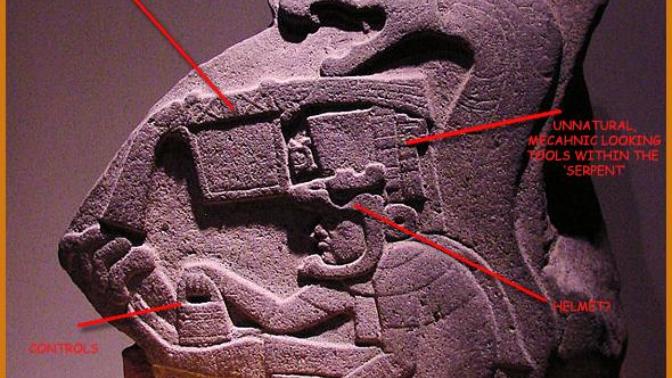 Can some ancient carving just be an ancient rendition of a modern device?