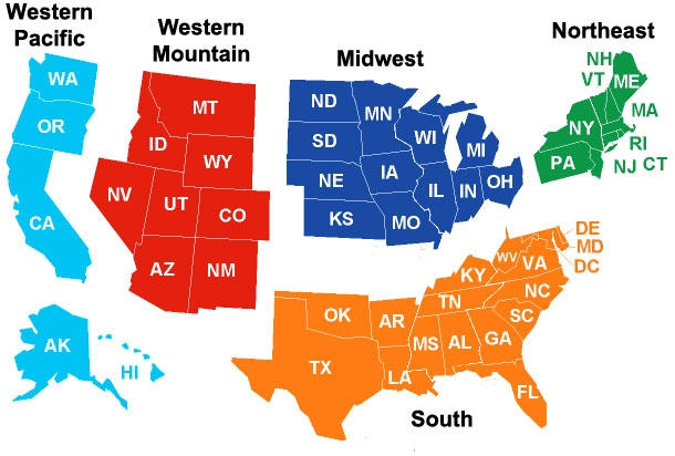 Best Region to live in the USA?