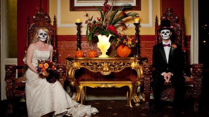 Would you combine your wedding with a holiday, particularly with Halloween?