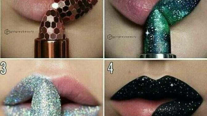 What's your personal view about glittering lipsticks?