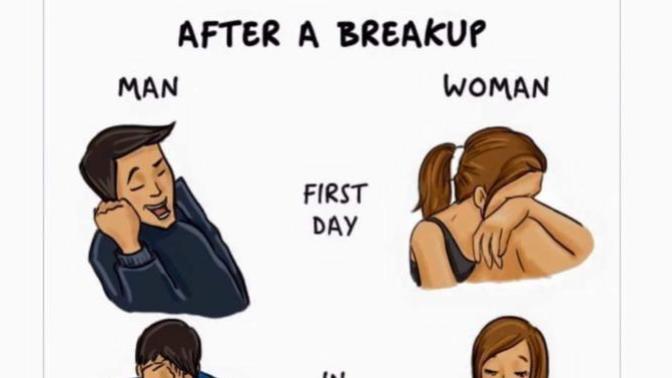 Is it true that a guy will be more affected than a girl after a breakup?