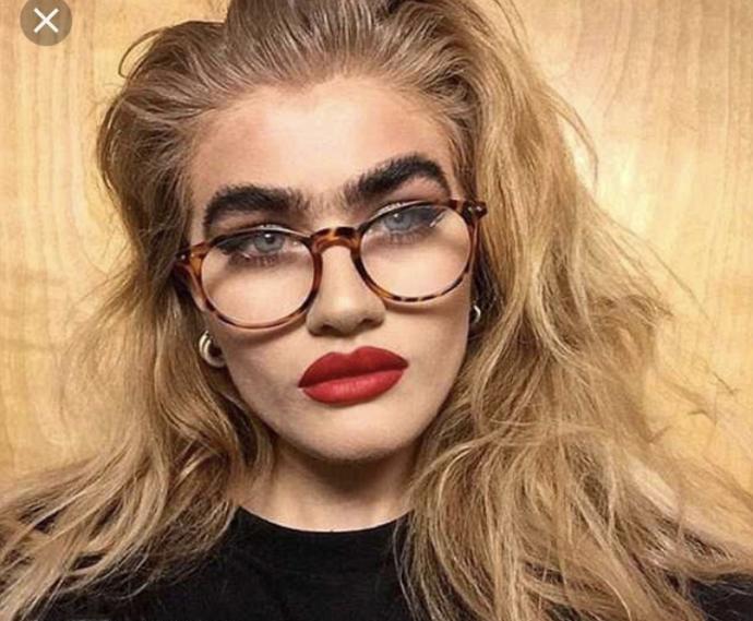 Unibrow model: yay or nay? Do people REALLY prefer natural?