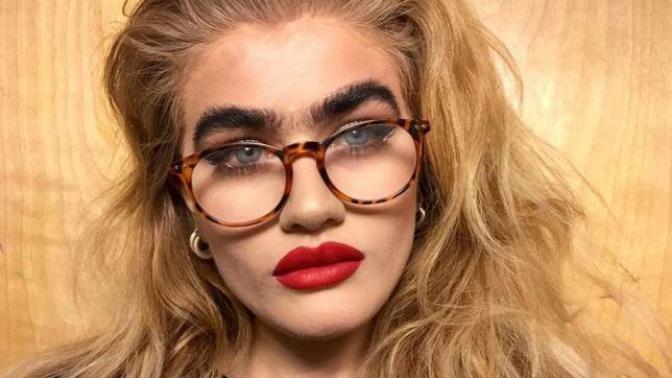 Unibrow model: yay or nay? Do people REALLY prefer natural?