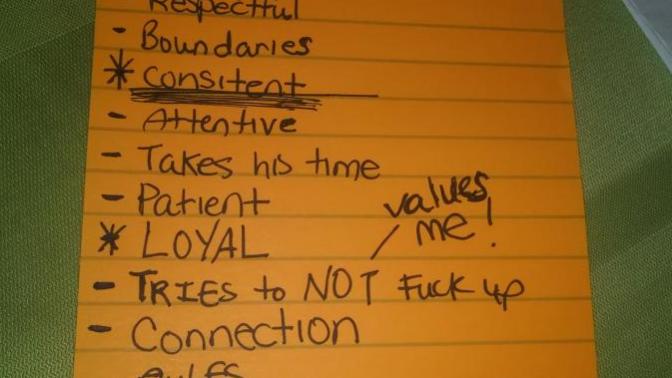 Do you think my standards are reasonable?