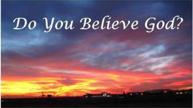 Do you believe in god?