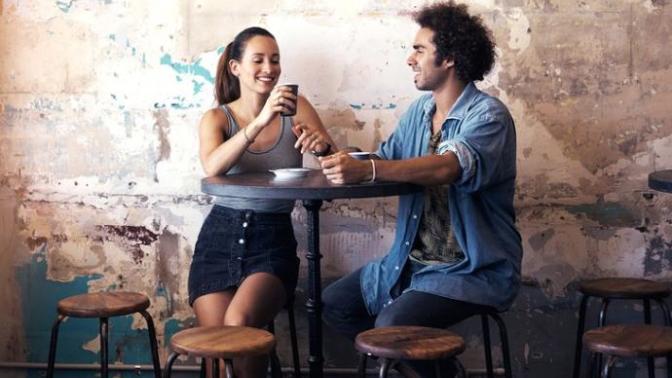 Where can you go for a first date especially if you're nervous?