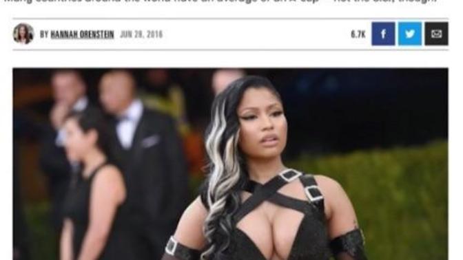 Do American women have the biggest boobs?