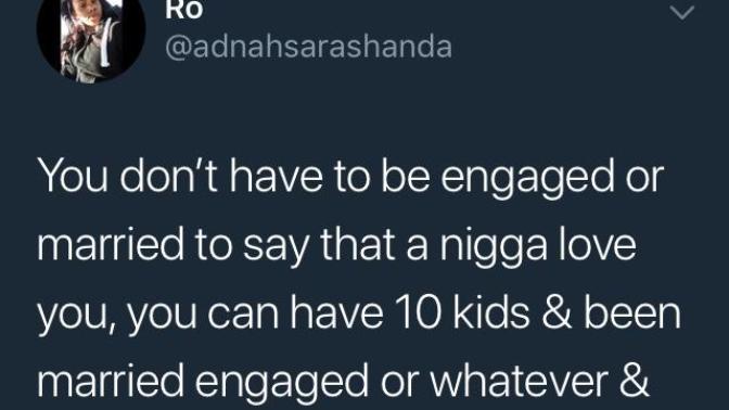 Cheating has nothing to do with love right? Just because he cheats while you guys are engaged/married doesn’t mean he doesn’t love you?