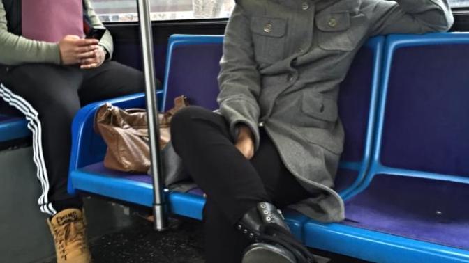 Manspreading should it be illegal, what about shebagging?