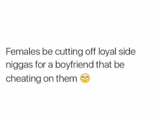You get cut off for some asshole