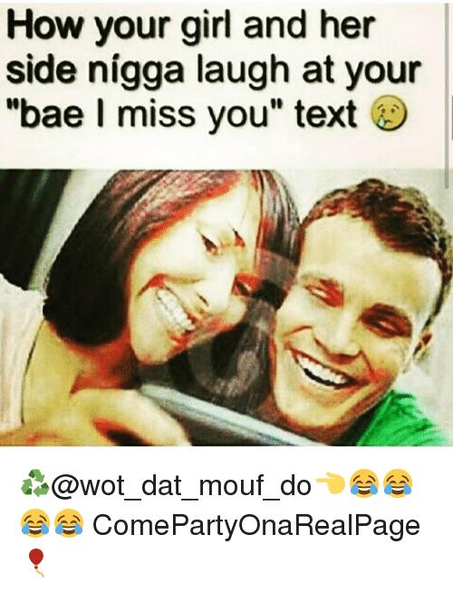 You laugh together