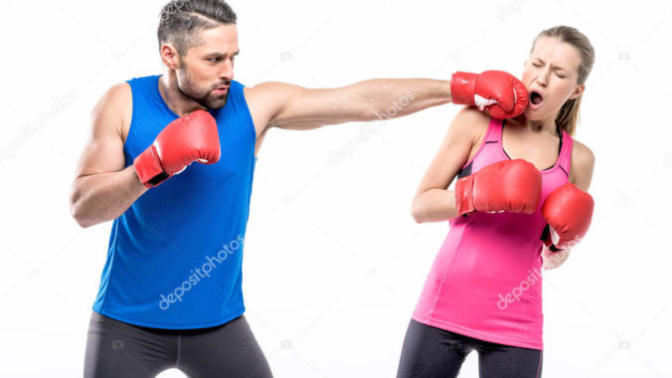 Should a man be allowed to hit a woman back after she hit him first?
