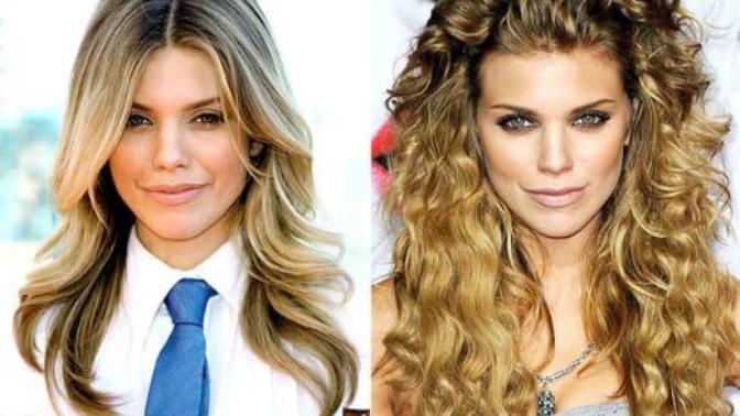 Curly hair or straight hair , which one looks better for a female?