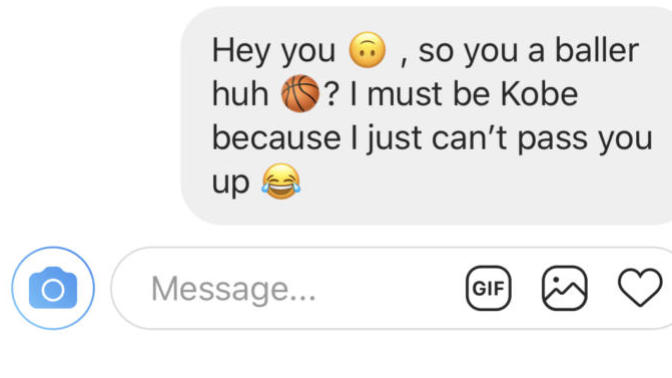 Is this an interesting way to say hi to a girl over text to start a conversation?