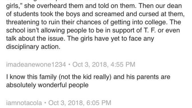 5 girls accused a young boy of sexually assaulting 2 of them because they "didn't like him" and they are getting away with it. Thoughts?