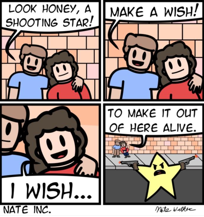 Have you ever seen a shooting Star?