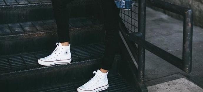 Guys heels or converse for a movie date?
