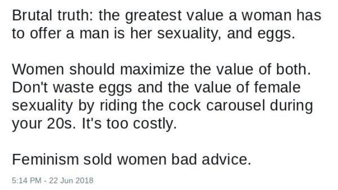 Would you agree that single women over 30 tend mostly to be very poor marriage material for a guy looking for a wife?