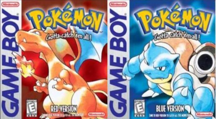 Pokemon red and blue