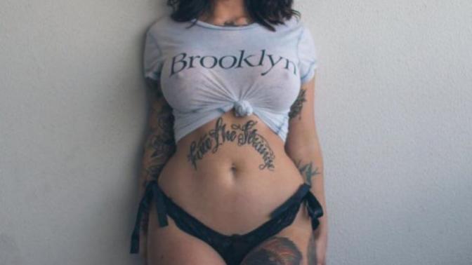 Guys, who like curvy girls! How much of a belly is fine before the girl turns from curvy to fat?