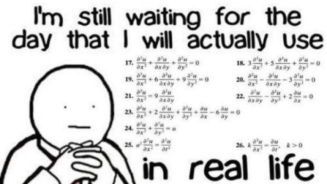 Do you still remember your math in high school/college?