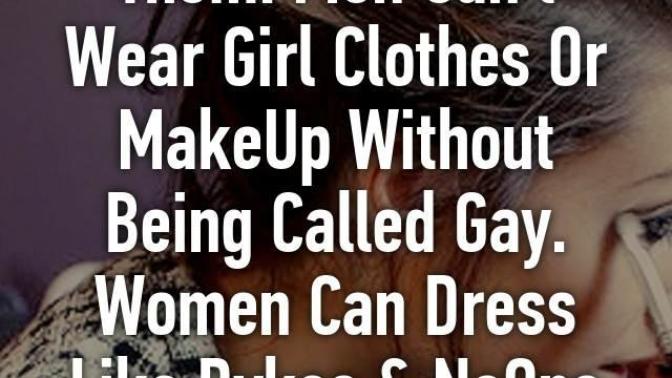 What's with the double standard?
