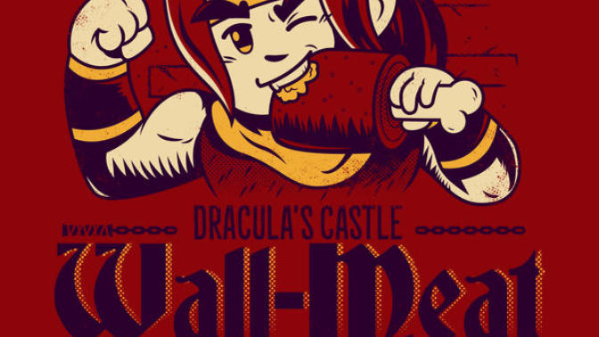 Would YOU regain YOUR strength by eating a full roast turkey found hidden behind a wall while fighting vampires?