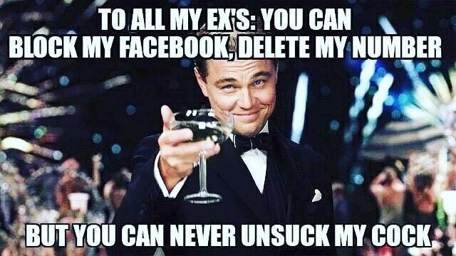 Ladies how would you feel if your ex posted this meme on social media and you know he's referring to you?