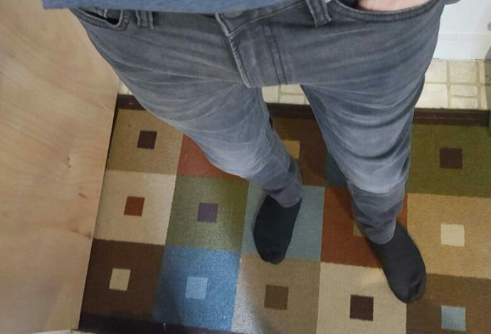What do you think of these jeans on me?