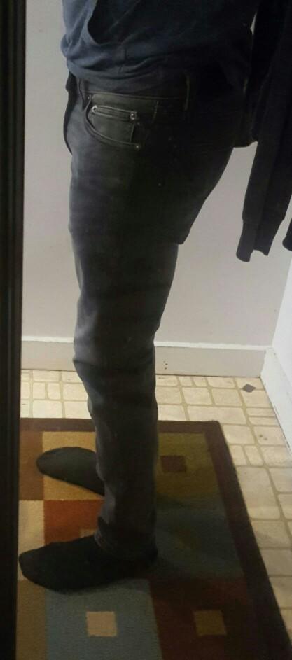 What do you think of these jeans on me?