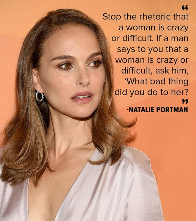 What do you think of Natalie Portman’s speech at Variety's Power of ...