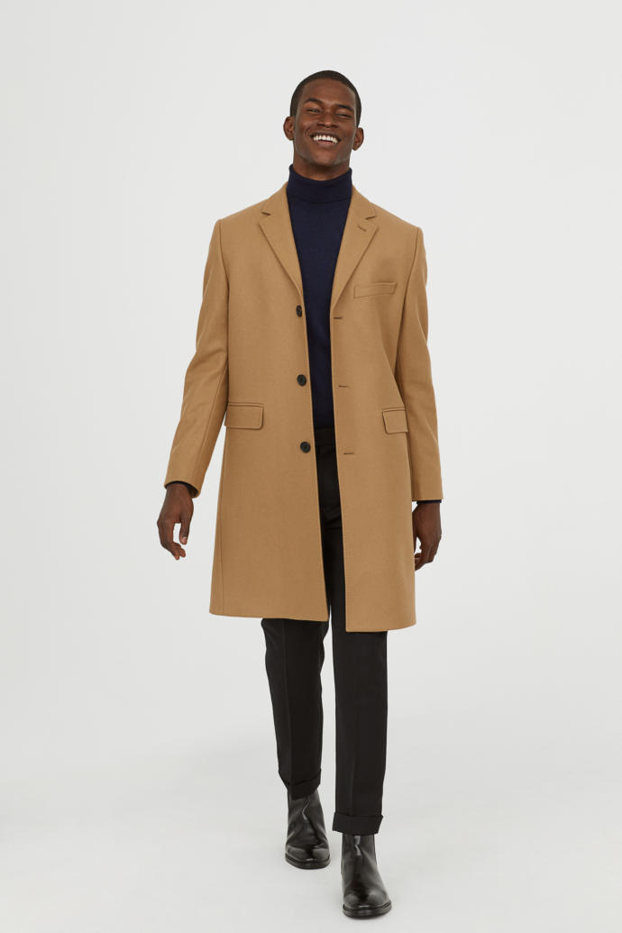 CAMEL or BLACK coat for men?