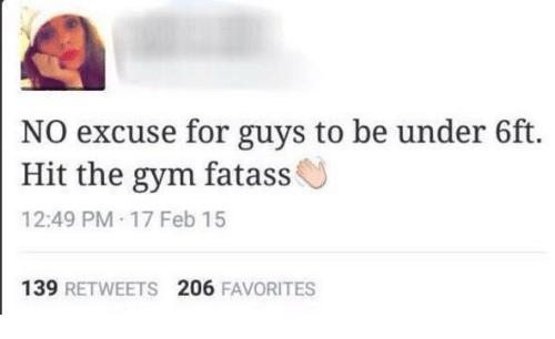 Girls, Ladies, does a guy have to be at least 6ft tall?