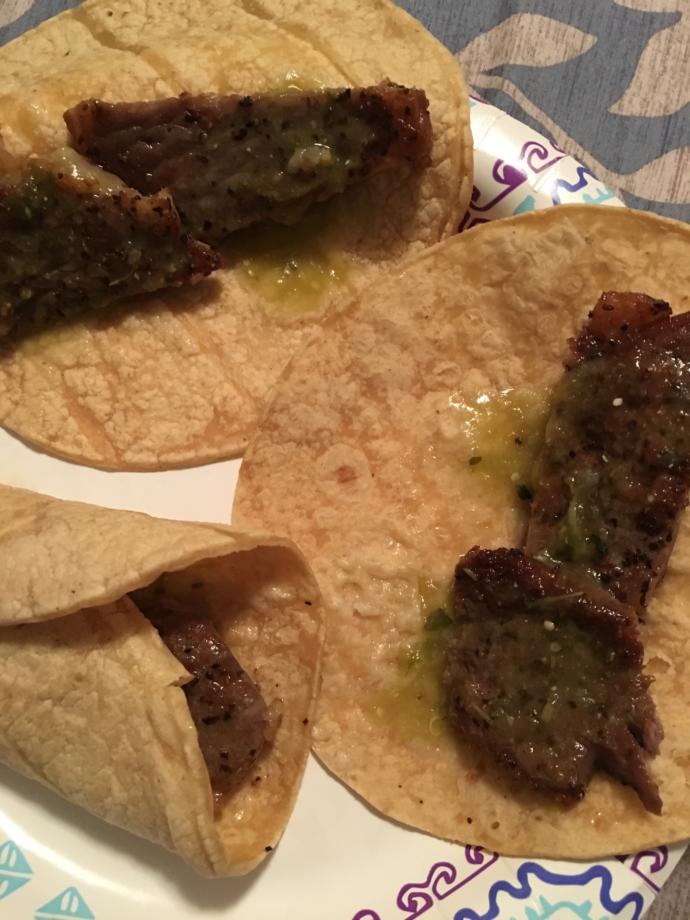Is it a waste to make tacos out of 15$ a pound steaks?