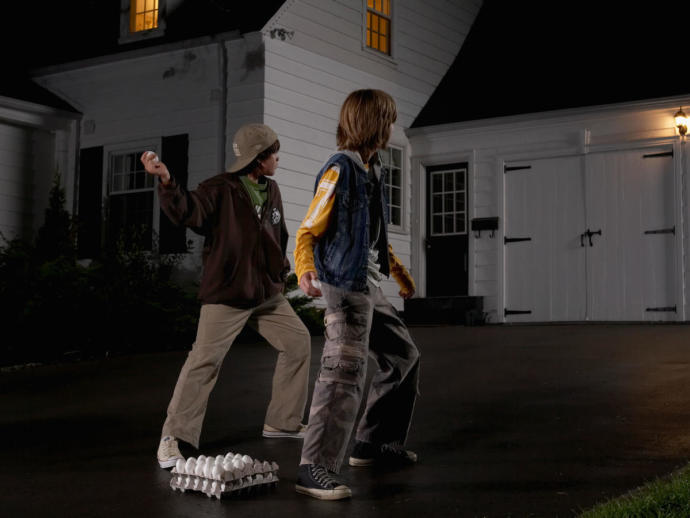 Your house has been TP'ed, egged, and you just stepped on a flaming bag of dog poo, what are your plans for the little troublemaker if you find him?