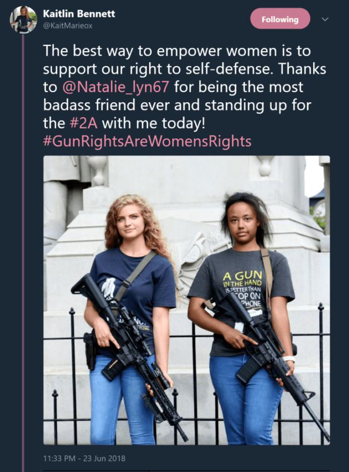 What are your thoughts on this girl right here Kaitlin Bennett?