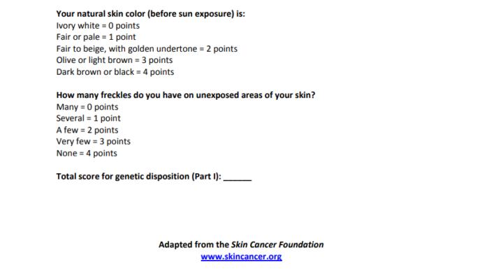 What's your skin type? Ever heard of the Fitzpatrick skin typing scale?