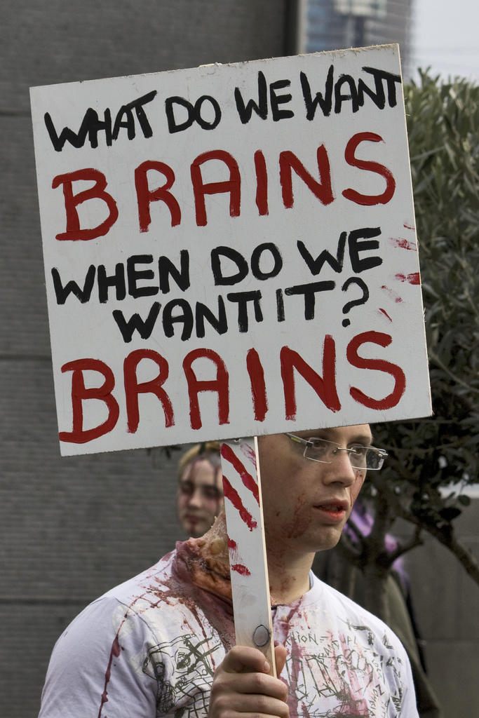 Are you more into looks or brains?