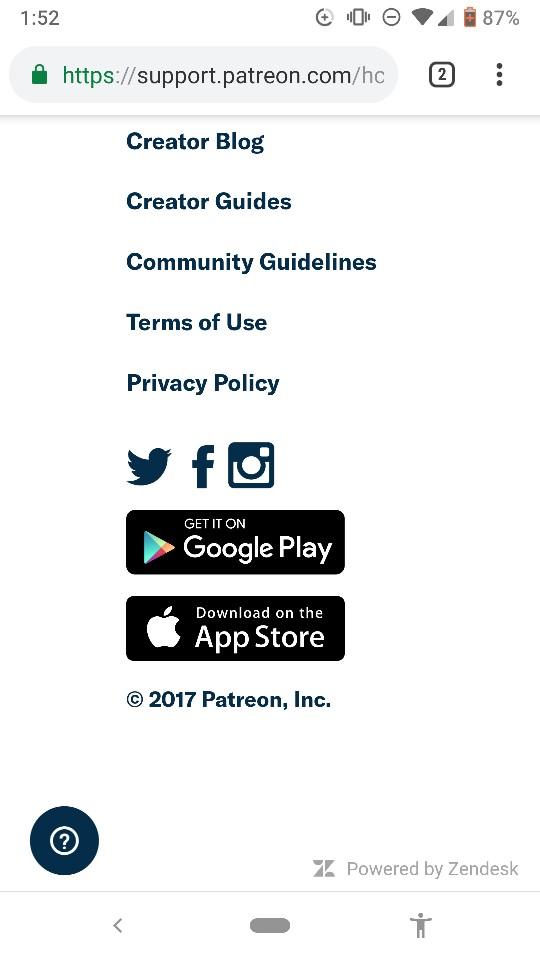 Can you use a google play card for patreon?