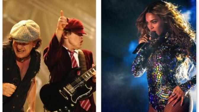 AC/DC concert or Beyoncé concert, which one would you prefer?