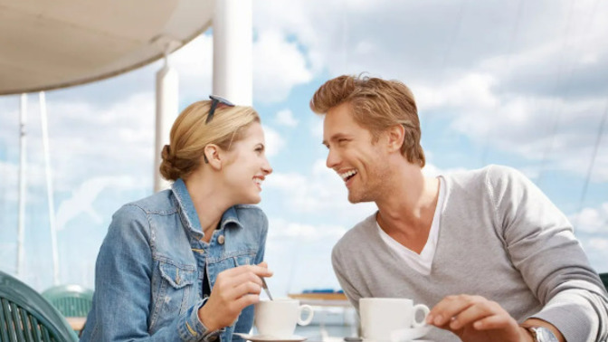 When a guy drinks out of a girl's coffee cup?
