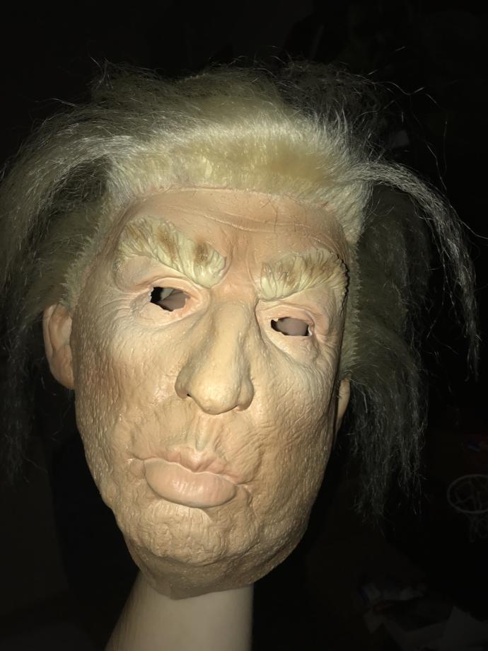 The front looks like a horror show