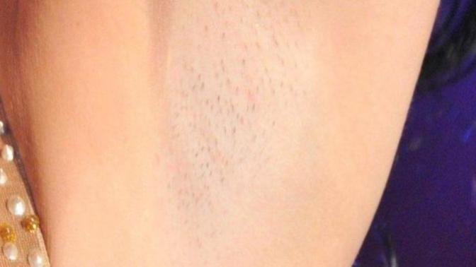 Girls, how does Katy Perry's armpit hair look?