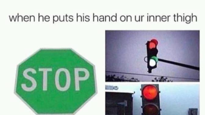 What does it mean when a girl sends this meme to a guy she's hooked up with?