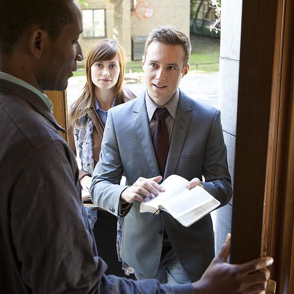 Should it be illegal for jehovah witnesses to bang on your door?