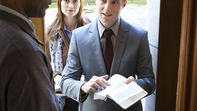 Should it be illegal for jehovah witnesses to bang on your door?