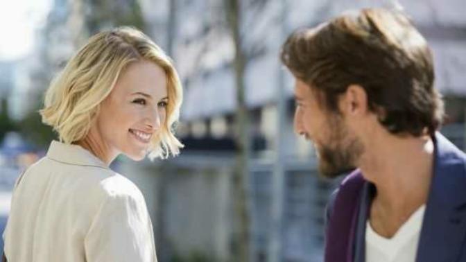 When a guy tells you your husband or boyfriend is a lucky guy, is he hitting on you?