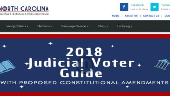 2018 U. S. Election: How Much Do You Know about the 6 Proposed N. C. Constitutional Amendments?