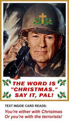 Liberals are you going to renew your war again this year on Christmas?