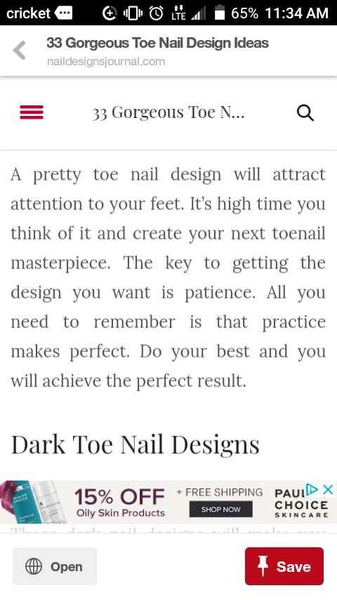 Do you think guys notice your toes?